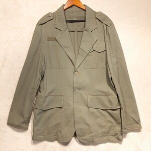 Positano Womans Trench Coat Sz.XL/Green/Single Vent/Style# MJ126-125